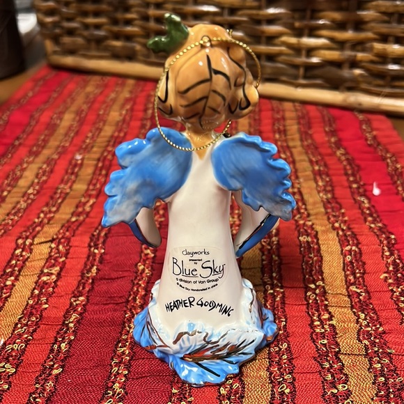 Blue Sky Angel Mother Ornament Bell EUC - Picture 2 of 4